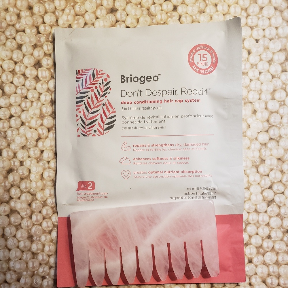 Briogeo Rose Quartz Comb + Hair Mask